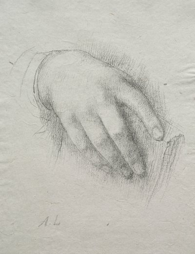 Nora E. Legros hånd af Alphonse Legros
