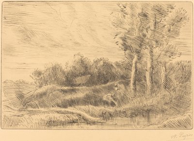 Brøndens hus La maison du puits. af Alphonse Legros