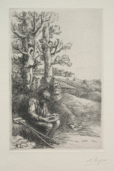 Den lille tigger. af Alphonse Legros