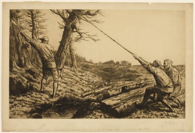 The LumberJacks, anden plade af Alphonse Legros