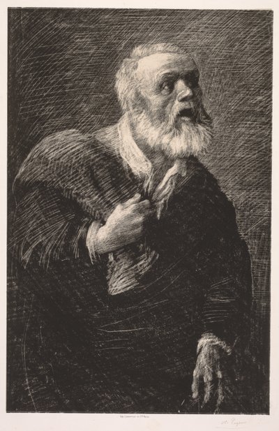 Natskrigeren af Alphonse Legros
