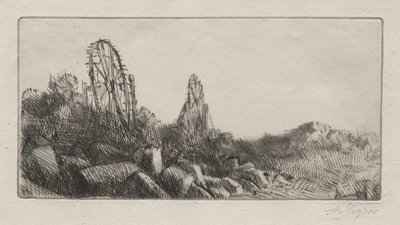 De gamle stenbrud i Montrouge af Alphonse Legros