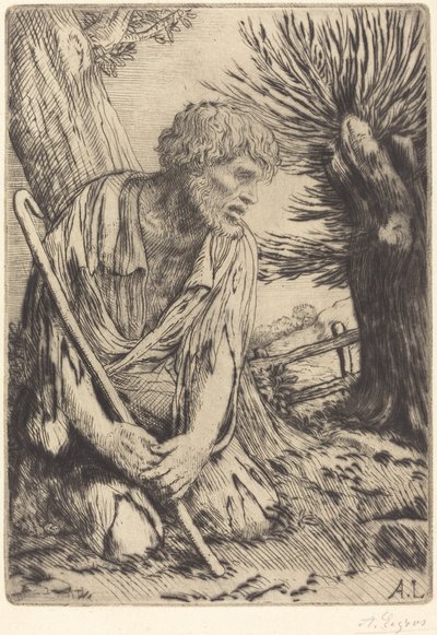 Den fortabte søn, 3. plade Den fortabte søn. af Alphonse Legros