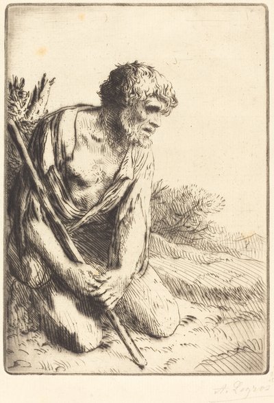Den fortabte søn, 3. plade Den fortabte søn. af Alphonse Legros