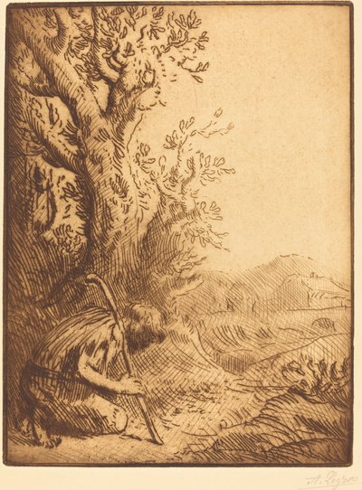 Den fortabte søn, 4. plade Den fortabte søn. af Alphonse Legros
