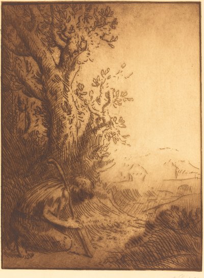 Den fortabte søn, 4. plade Den fortabte søn. af Alphonse Legros