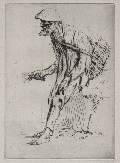 Den røde pimpernel-sælger af Alphonse Legros