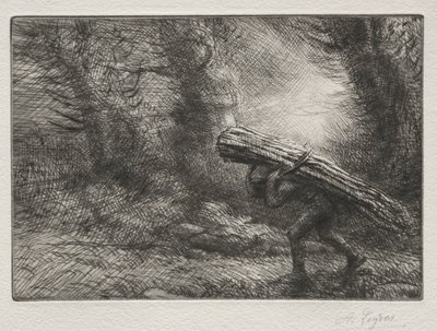 Tilbage til hytten. af Alphonse Legros