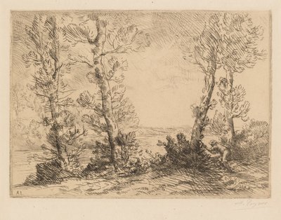 Laksefiskeren Laksefiskeren, ca. 1880. af Alphonse Legros