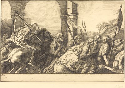 Dødens triumf: Afgang af Alphonse Legros