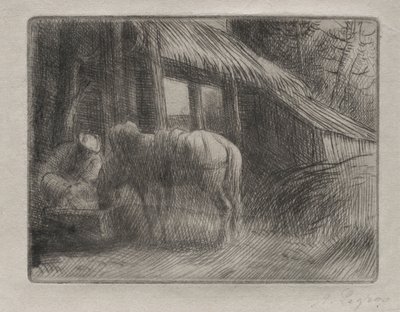Vandingsstedet 2. plade. af Alphonse Legros