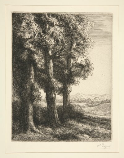 Tre træer af Alphonse Legros