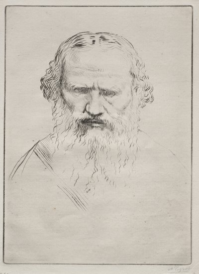 Tolstoj af Alphonse Legros
