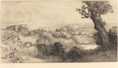 Top of the Hill Toppen af ​​bakken. af Alphonse Legros