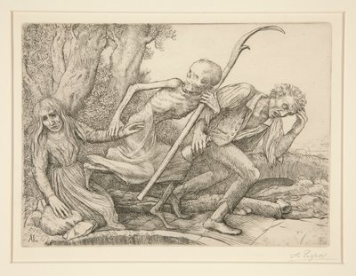 Triumf of Death: Death Leading L af Alphonse Legros