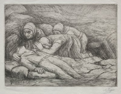 Triumph of Death: Death in a Family of Sailors af Alphonse Legros
