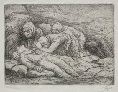 Triumph of Death: Death in a Family of Sailors. af Alphonse Legros