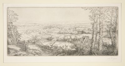 En dal i Bourgogne (Dal i Bourgogne) af Alphonse Legros