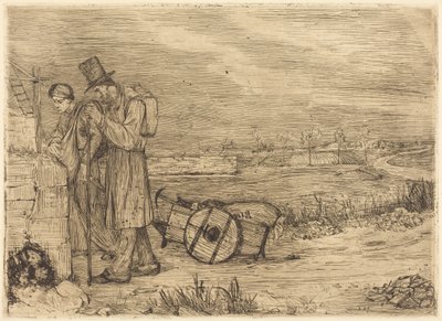 Vagabonderne fra Montrouge af Alphonse Legros