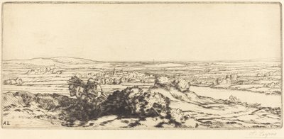 Valley of Dunes (Klitternes Dal) af Alphonse Legros