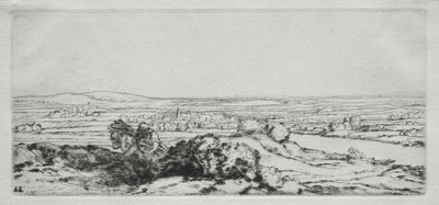 Klitdalen La Vallee des Dunes. af Alphonse Legros
