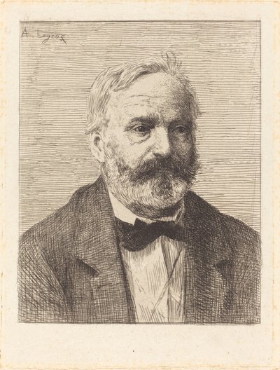 Victor Hugo, 1. plade. af Alphonse Legros
