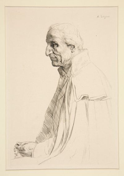 Gammel spansk (gammel spanier) af Alphonse Legros
