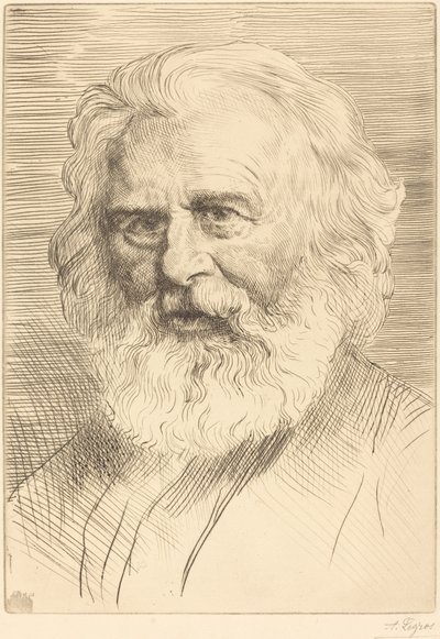 W H. Longfellow, 1. plade af Alphonse Legros