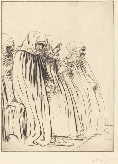 Kvinder i Bruxelles Kvinder i Brugge. af Alphonse Legros