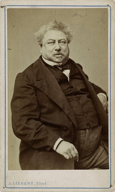 Forfatteren Alexandre Dumas far 1802-1870, 1870. af Alphonse Liebert