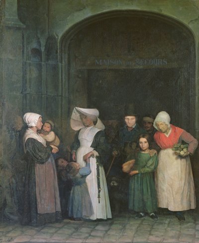 Tilflugtshuset, ca. 1840 af Alphonse Louis Pierre Trimolet