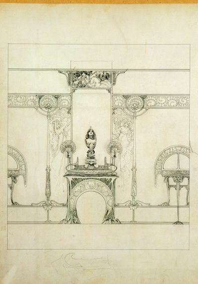 Design til guldsmed Fouquets butik ... af Alphonse Marie Mucha
