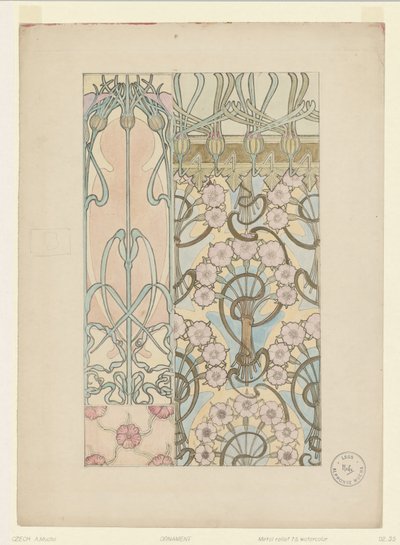 Ornament af Alphonse Mucha