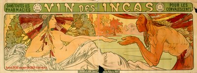 Inkaernes vin af Alphonse Marie Mucha
