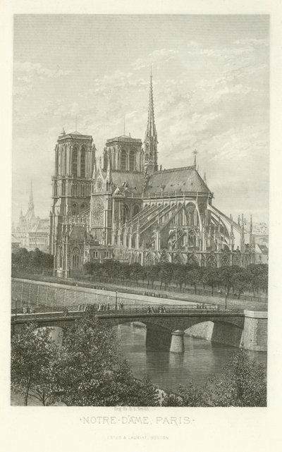 Notre-Dame, Paris af Alphonse Marie de Neuville