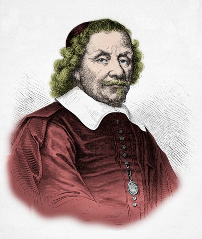 Portræt af Anthonie Heinsius (gravering) af Alphonse Marie de Neuville