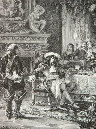 Vilhelm 3. af Oranien Nassau hører om Ludvig 14.