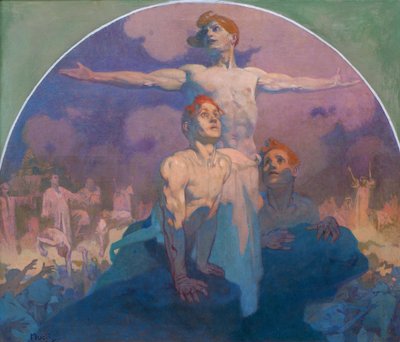 Af egen styrke IN, 1911 af Alphonse Mucha