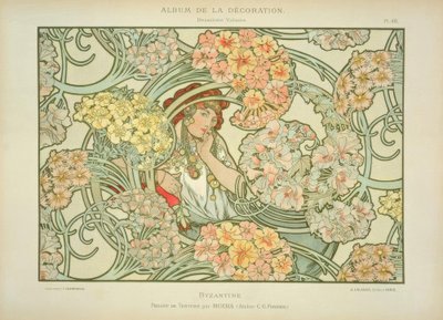 byzantinsk af Alphonse Mucha