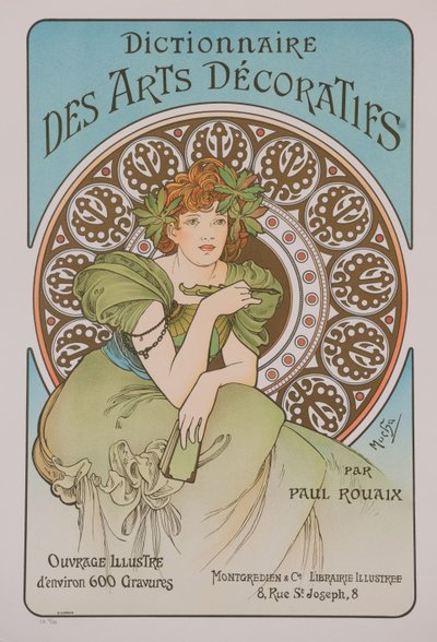 Ordbog for dekorativ kunst, 1902. af Alphonse Mucha