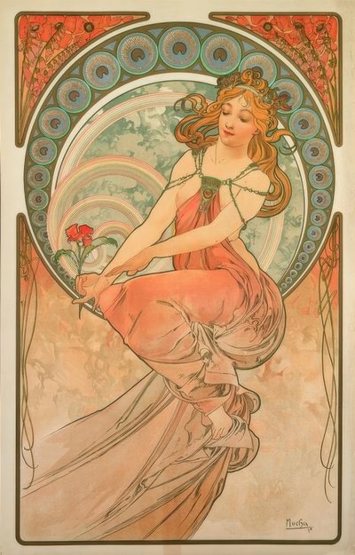 Maleri af Alphonse Mucha