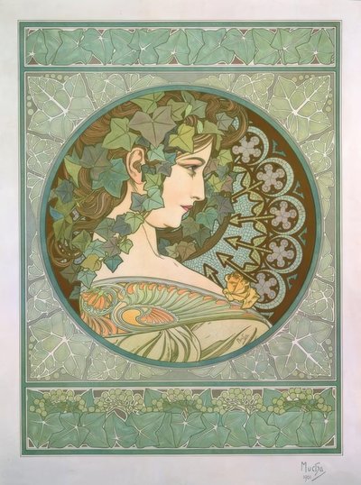 vedbend af Alphonse Mucha