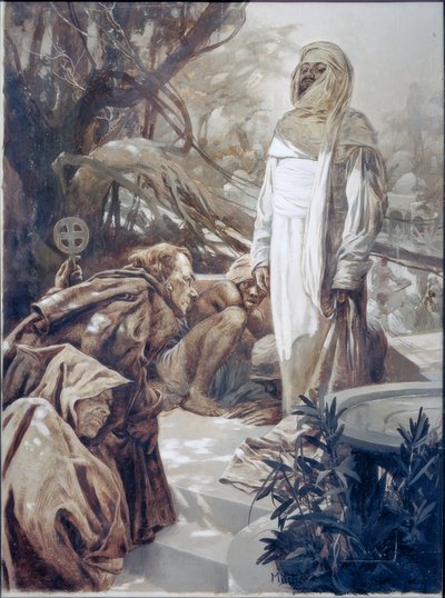 Spaniens historie, illustration af Alphonse Mucha