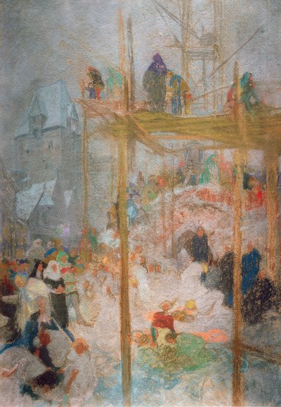 Johann Militsch von Kremsier / Study for Triptych v. A. Mucha af Alphonse Mucha