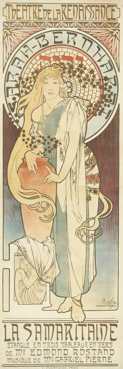 Den samaritanske kvinde af Alphonse Mucha