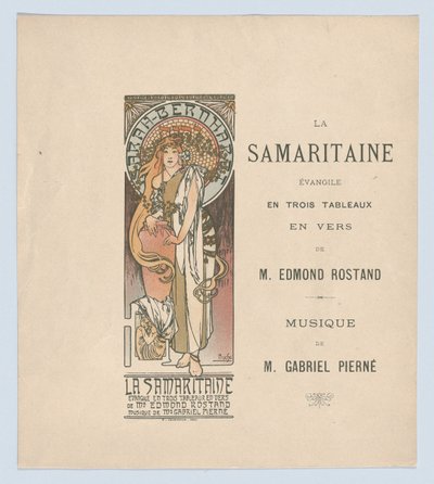 Samaritaneren, 1897 af Alphonse Mucha