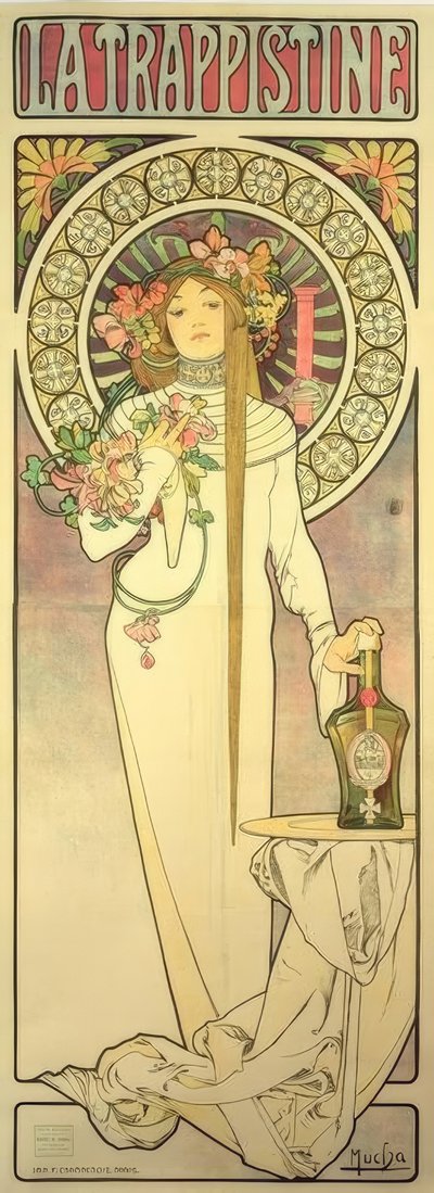 La Trappistine af Alphonse Mucha