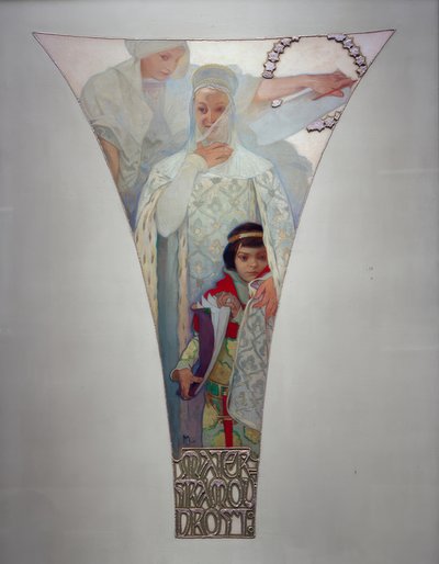 Moderlig visdom - Eliska Premyslovna af Alphonse Mucha