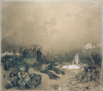 Efter slaget på bjerget Vítkov af Alphonse Mucha