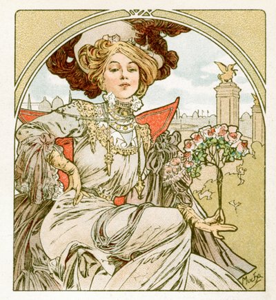 Paris-udstillingen, 1900 af Alphonse Mucha